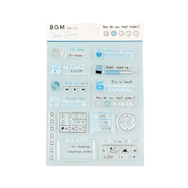 BGM Clear Stamp - Record Life