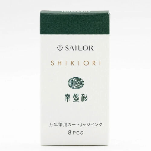SAILOR Ink Shikiori Fountain Pen Ink Cartridge - Tokiwa-Matsu