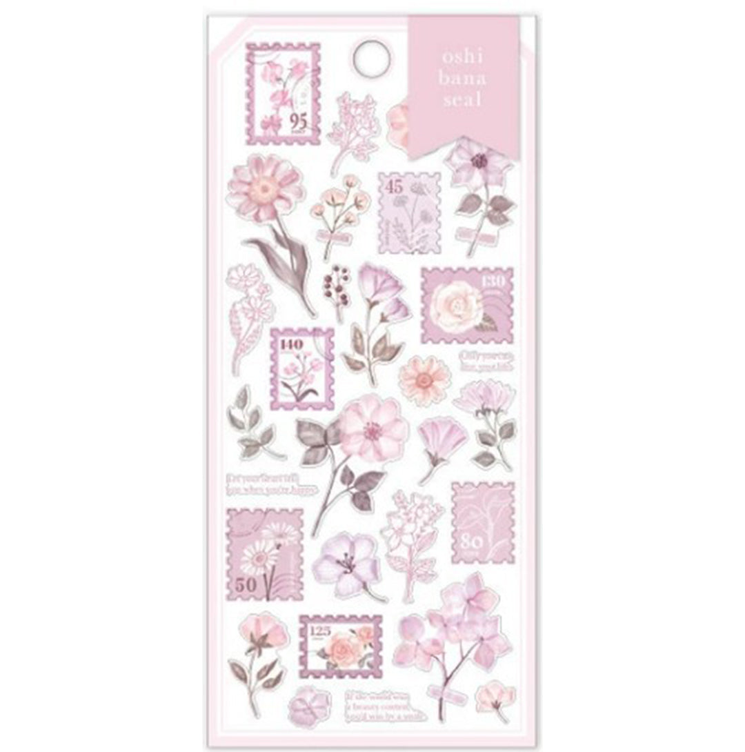 Mind Wave Oshi Bana Seal Stickers Blush