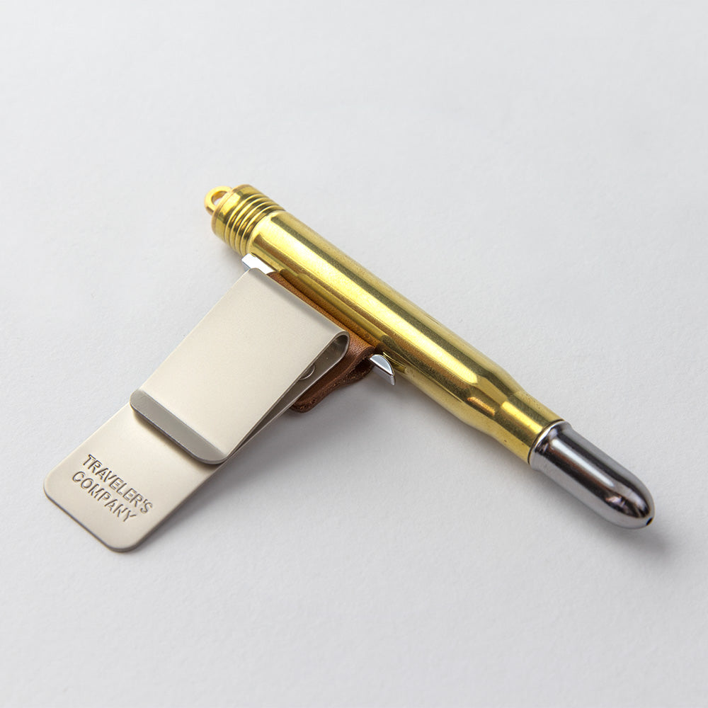 Traveler's Notebook Pen Clip- Camel