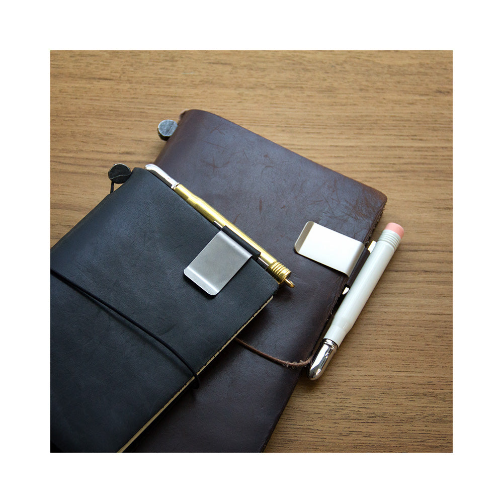 Traveler's Notebook Pen Clip- Camel