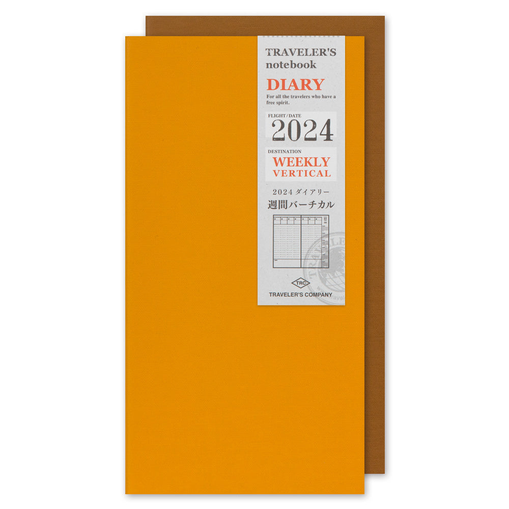 Traveler's Notebook 2024 Weekly Vertical Refill- Regular