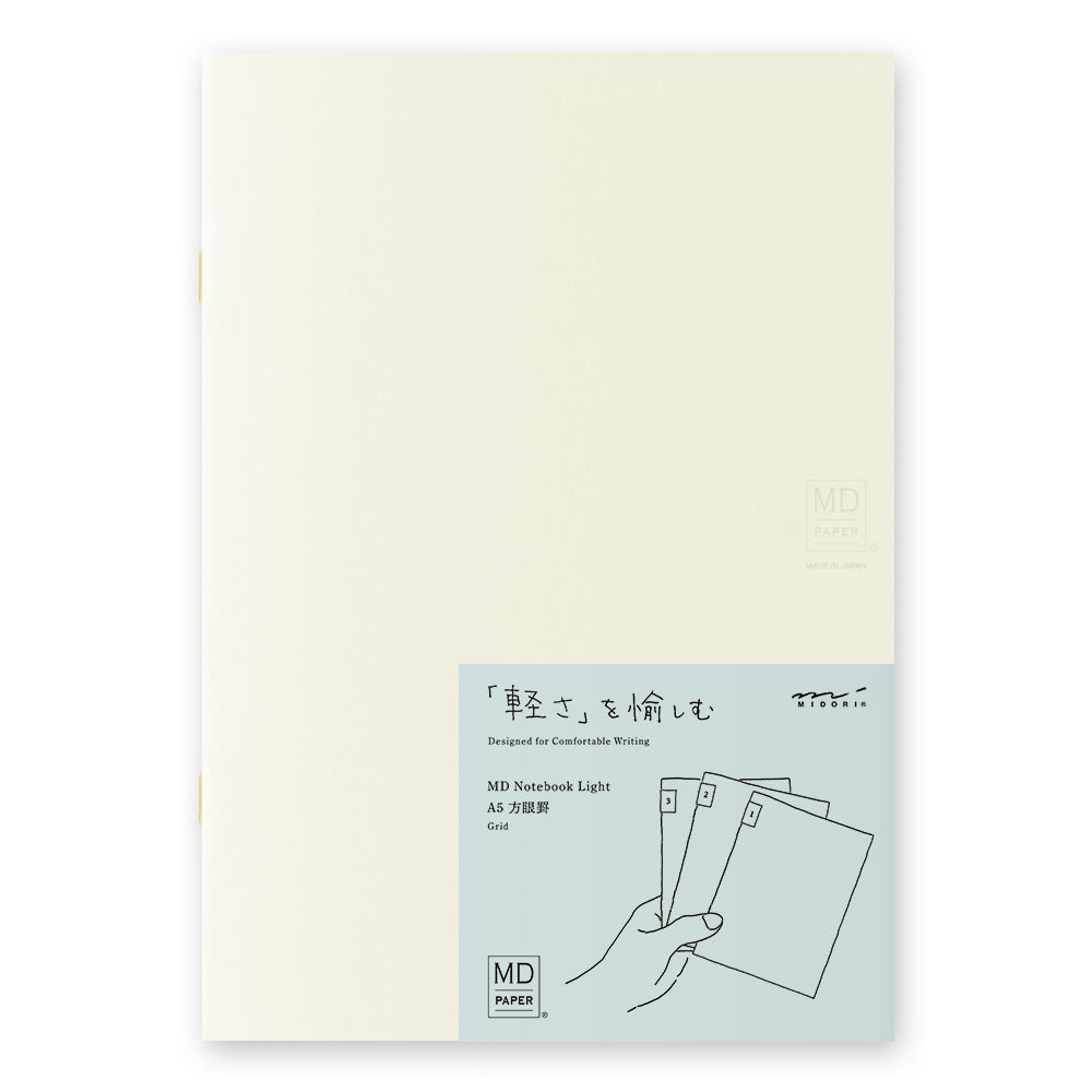 Midori A5 Notebook Light Set of 3- Square