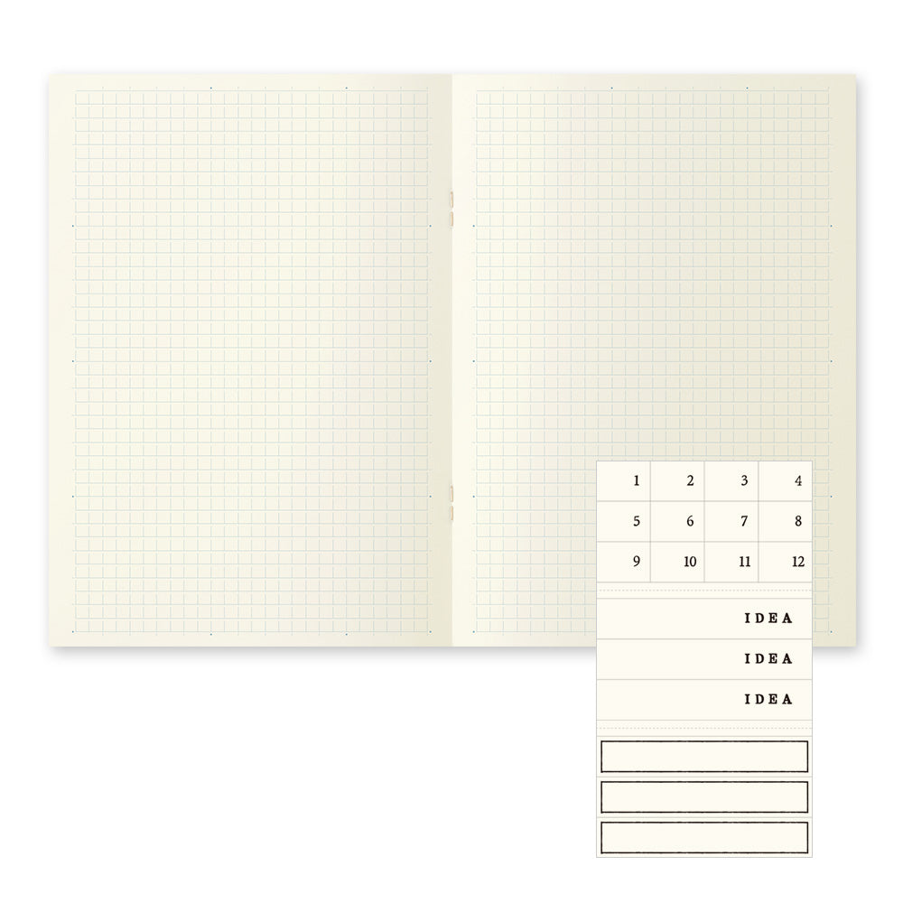 Midori A5 Notebook Light Set of 3- Square
