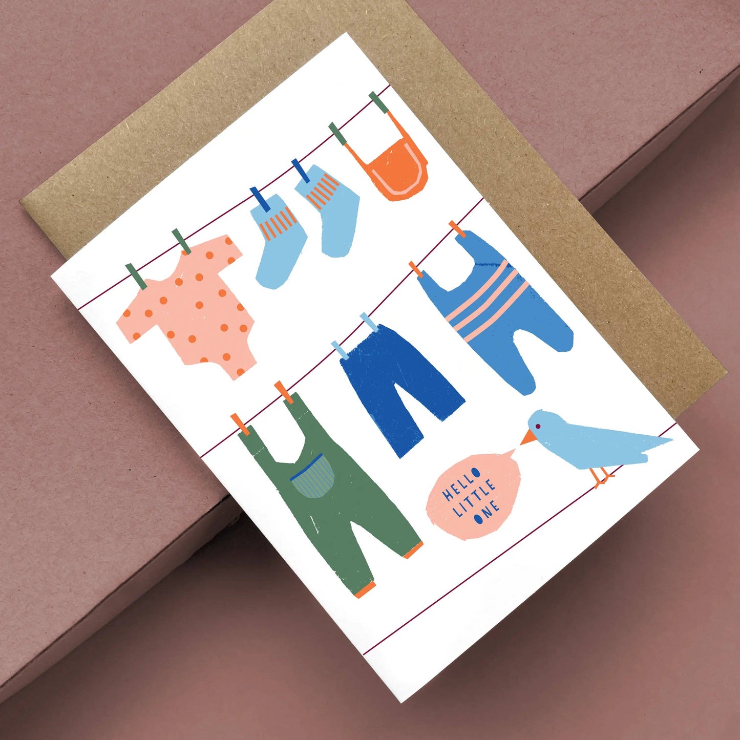 Greeting Card Hello Little One