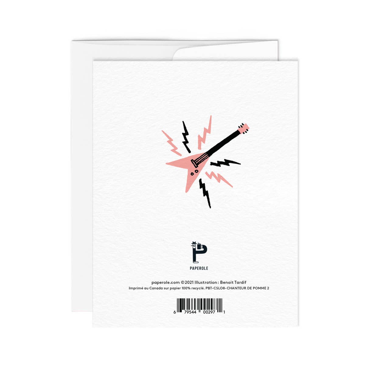 CHANTEUR DE POMME 2 — Greeting Card