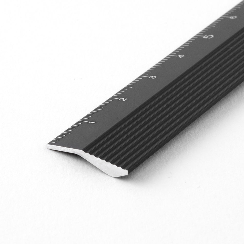 Aluminum Ruler Black