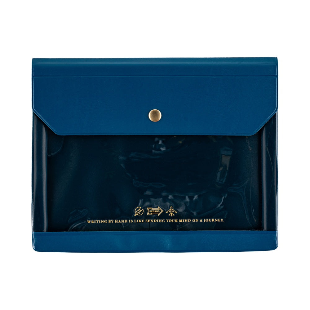 Hobonichi Accessories Alettone: Document Case for A6 Size (Navy)