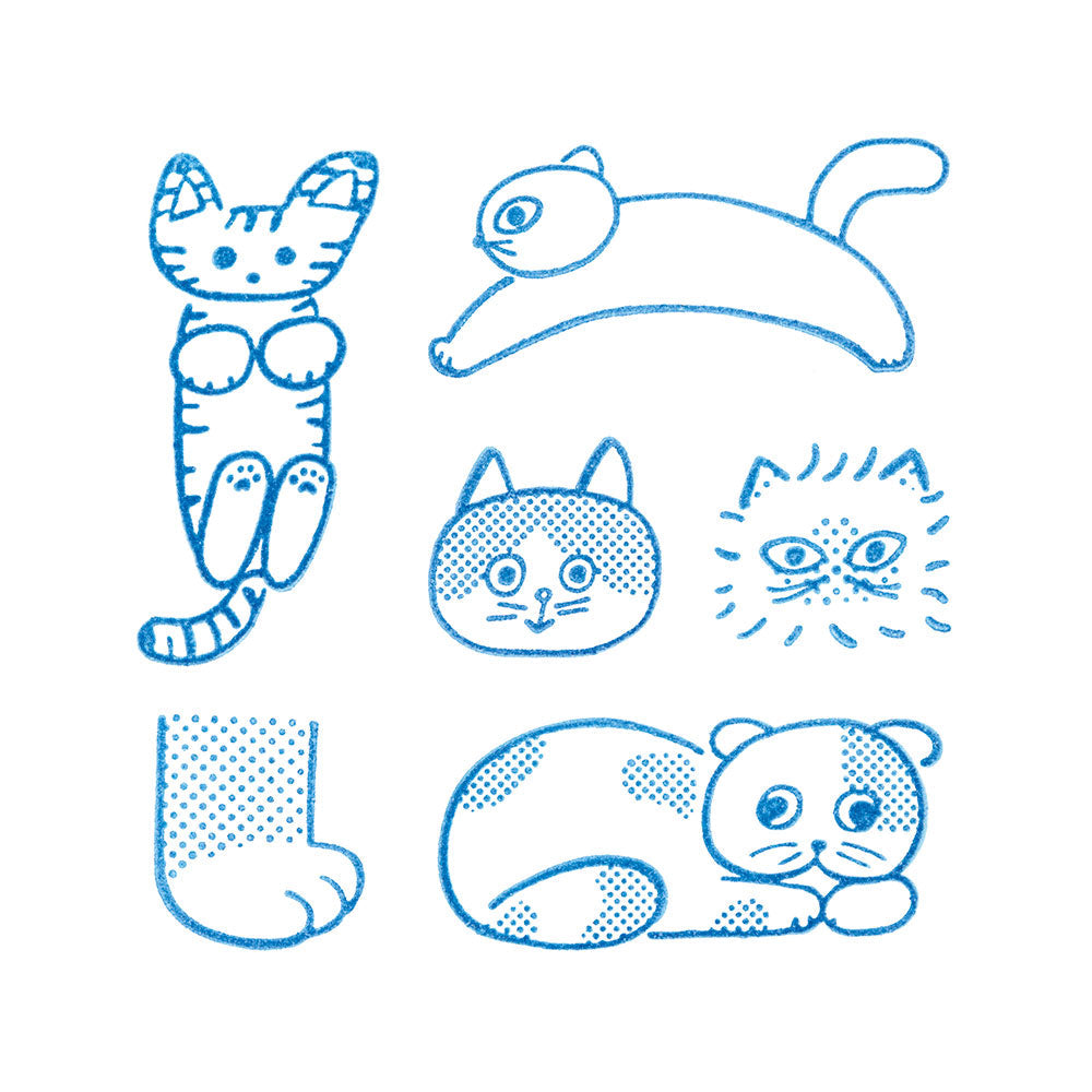 KORI JIRUSHI 6piece Set-Cat