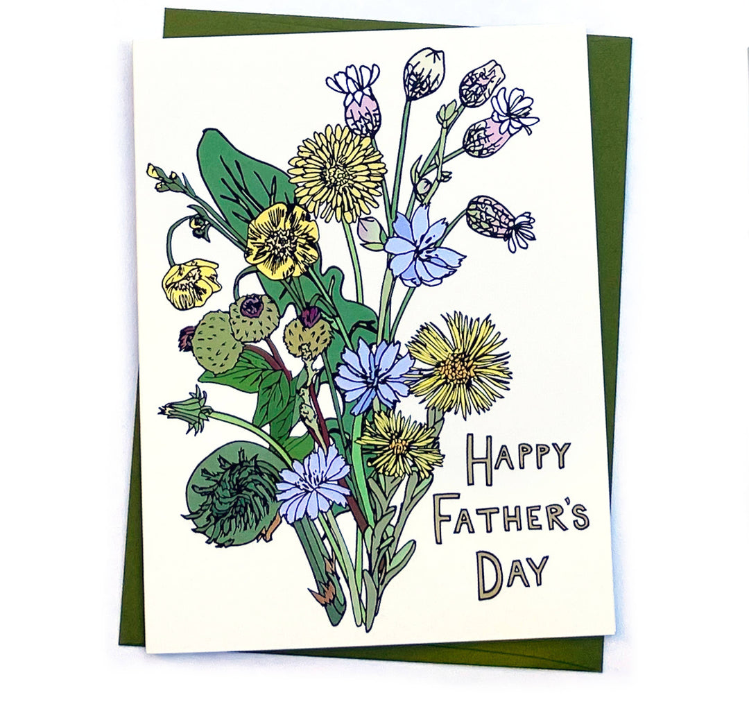 Father's Day Wildflowers Card