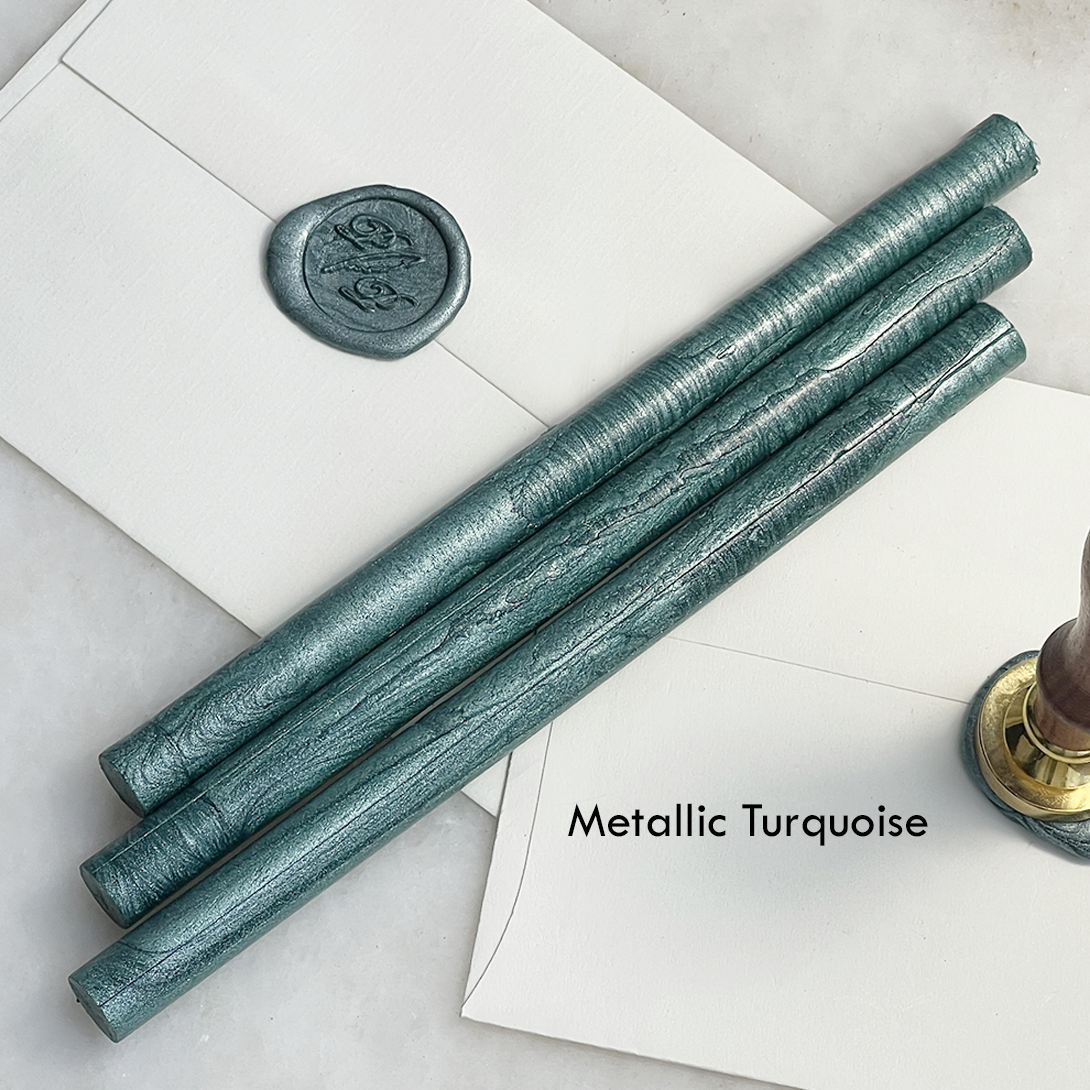 French Sealing Wax ~ Best Quality 7" ~ Unbreakable Mail Safe: Metallic apple green