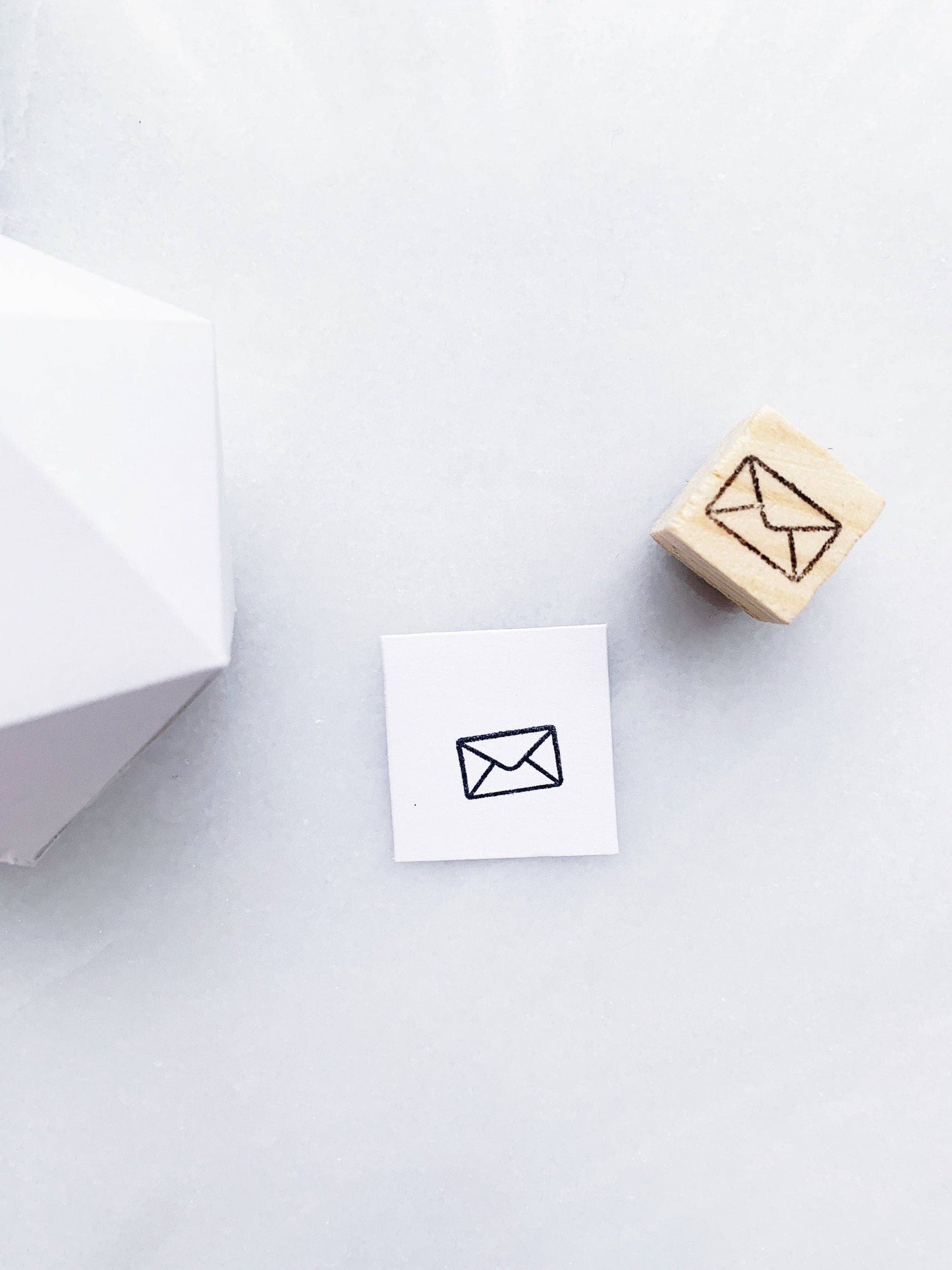 Envelope Rubber Stamp • Small Snail Mail Rubber Stamp