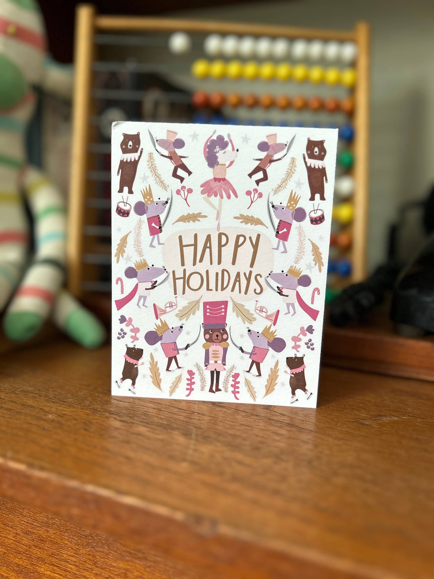 Happy Holidays Nutcracker Dreams Christmas Greeting Card