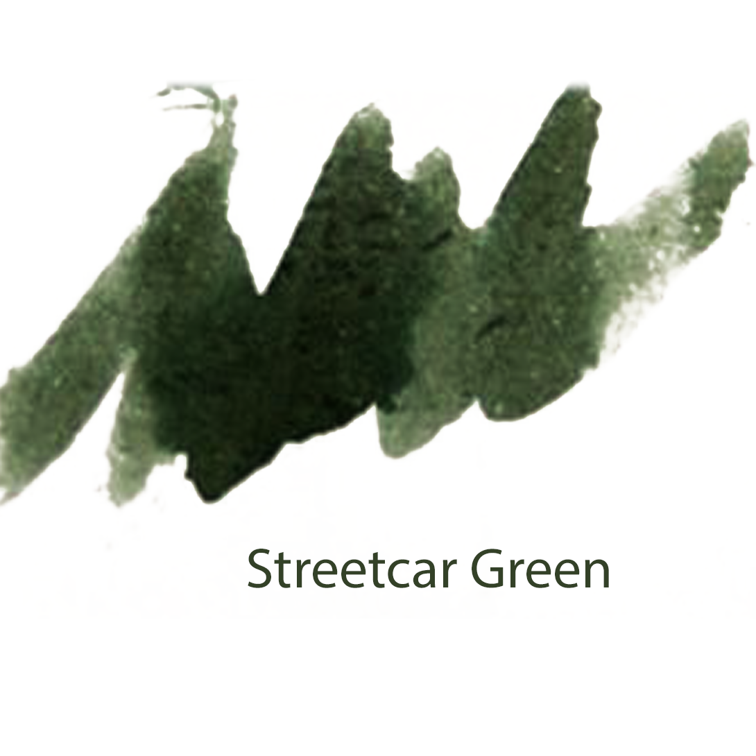 New Orleans Collection Special Edition Fountain Pen Inks: Streetcar Green