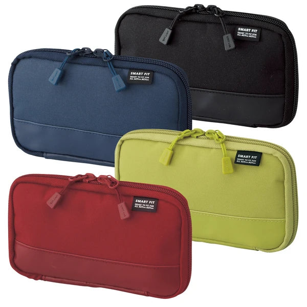 Lihit Lab Smart Fit Compact Pen Case - Navy