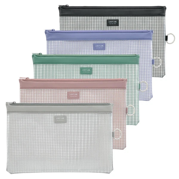 Lihit Lab Pouch/Case Mesh 210x310mm - Blueviolet