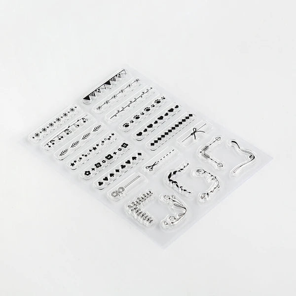 BGM Clear Stamp - Decorative Line