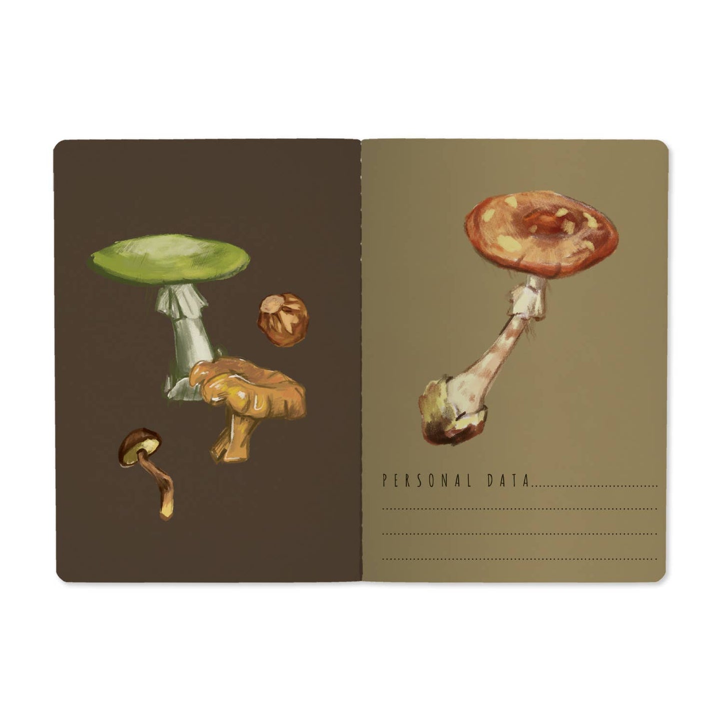 Bruno Visconti- Mushrooms on Black