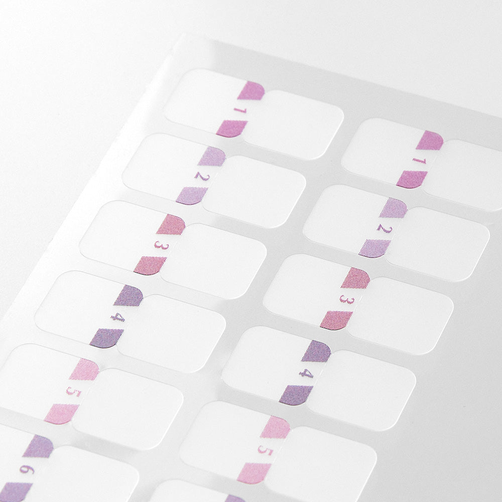 Index Label <S> Chiratto Numbers Pink