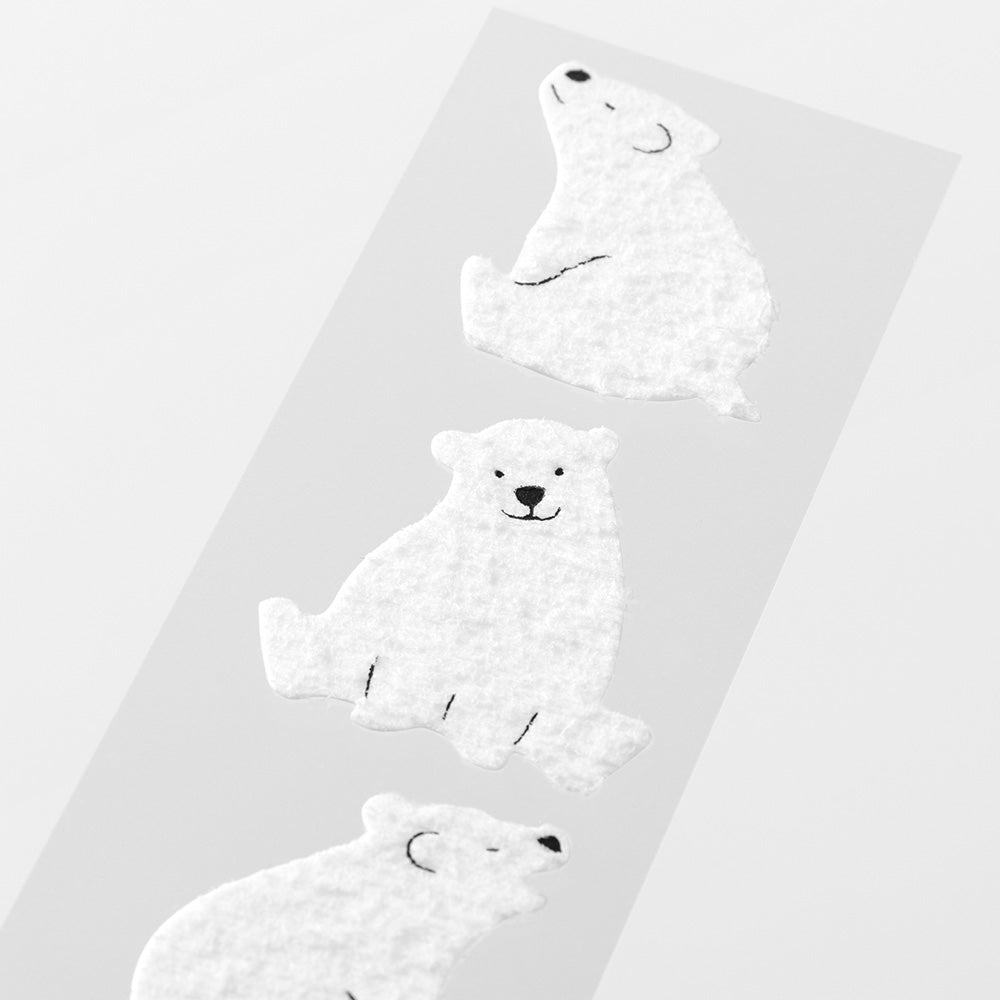 Midori Letter Set with Stickers 636 Polar bear A