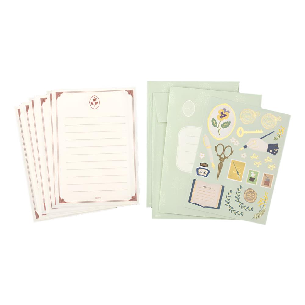 Midori Collage Letter Set- Stationery
