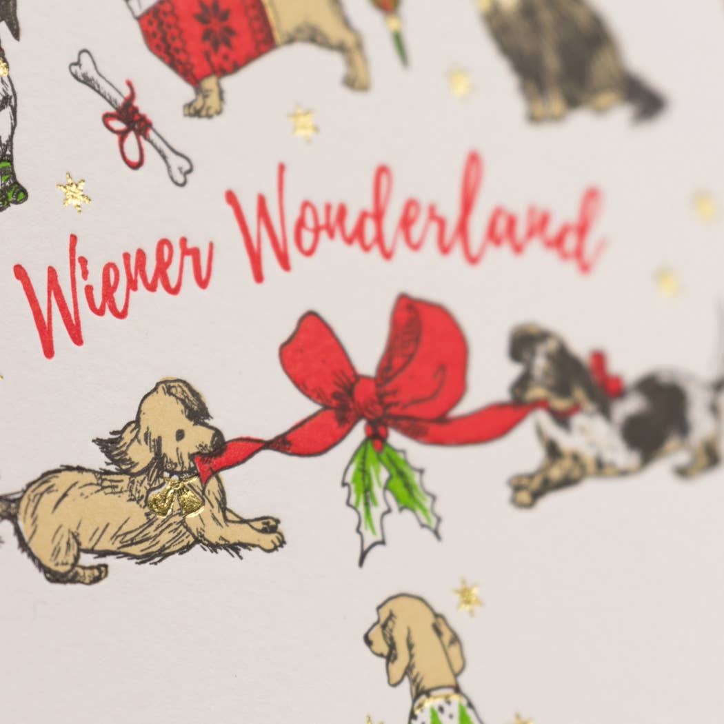 Wiener Wonderland Card: Box Set of 6 Cards