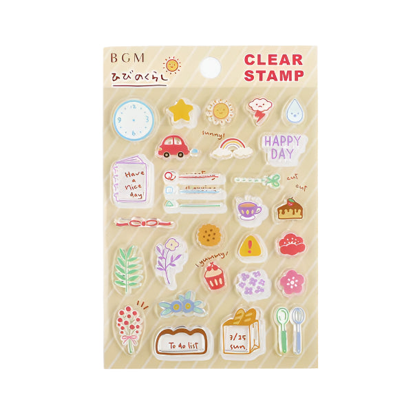 BGM Clear Stamp - Daily Life