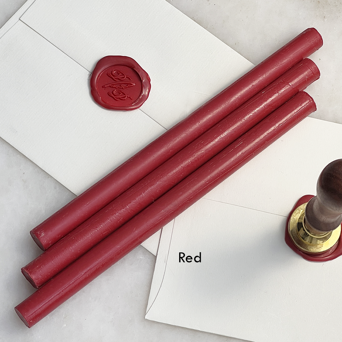 French Sealing Wax ~ Best Quality 7" ~ Unbreakable Mail Safe: Metallic apple green