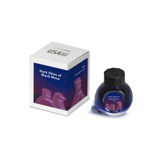 Colorverse Fountain Pen Ink USA Special Edition - Dark Skies of Black Mesa
