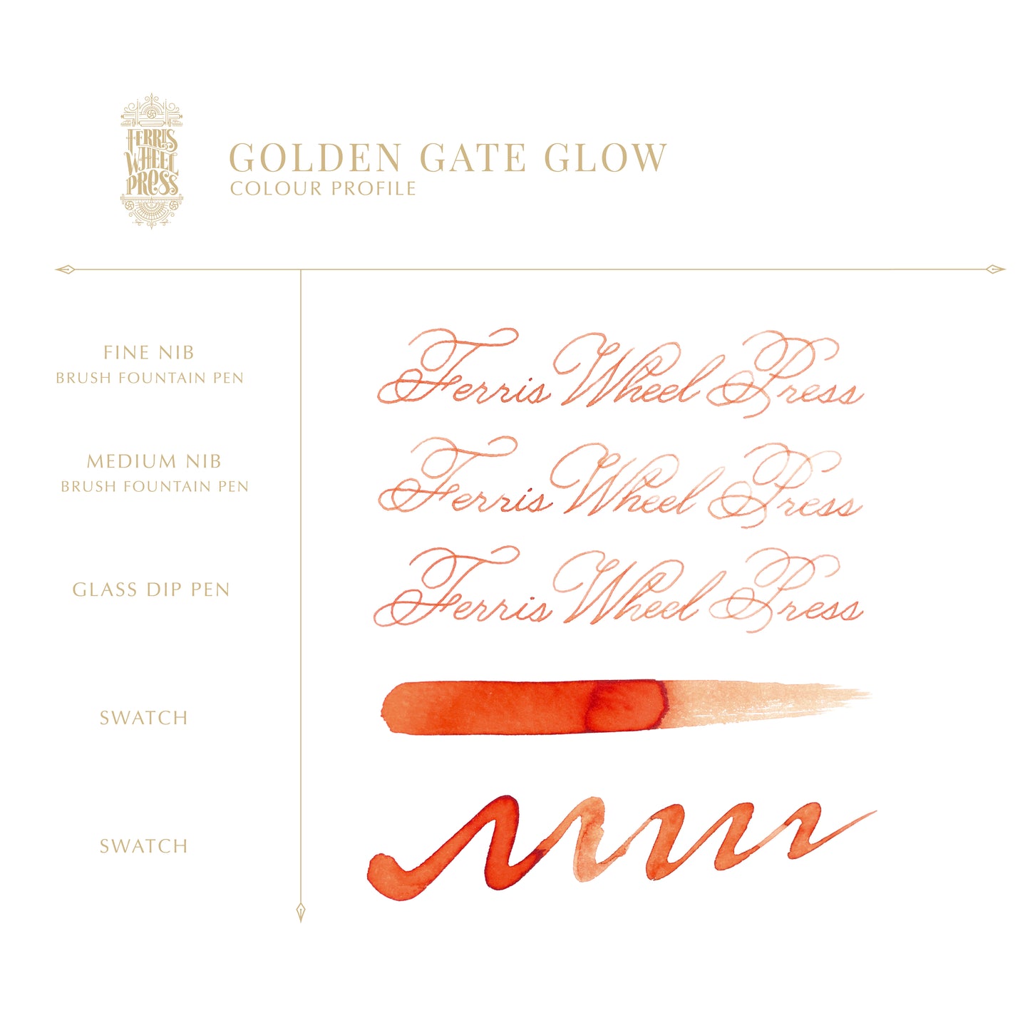 Ferris Wheel Press Golden Gate Glow