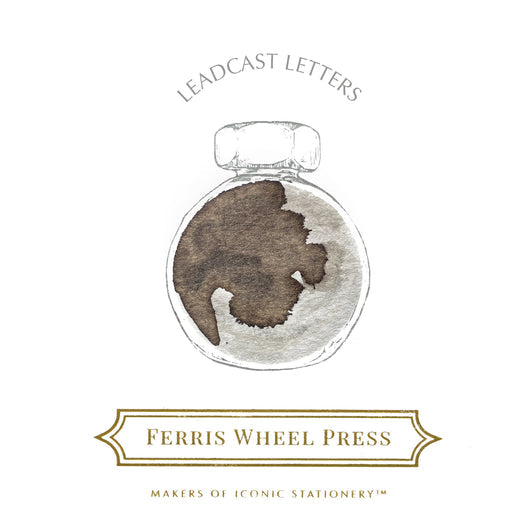 Ferris Wheel Press Leadcast Letters Ink 10ml