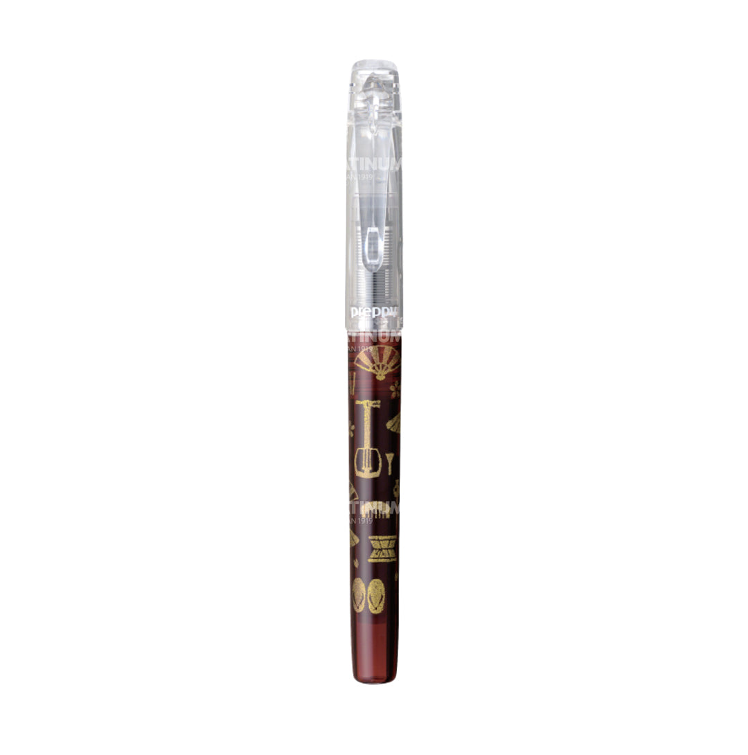 Platinum Japan Modern Maki-e Fountain Pen “Preppy wa Edo-Monogatari”- Geisha no Kodougo