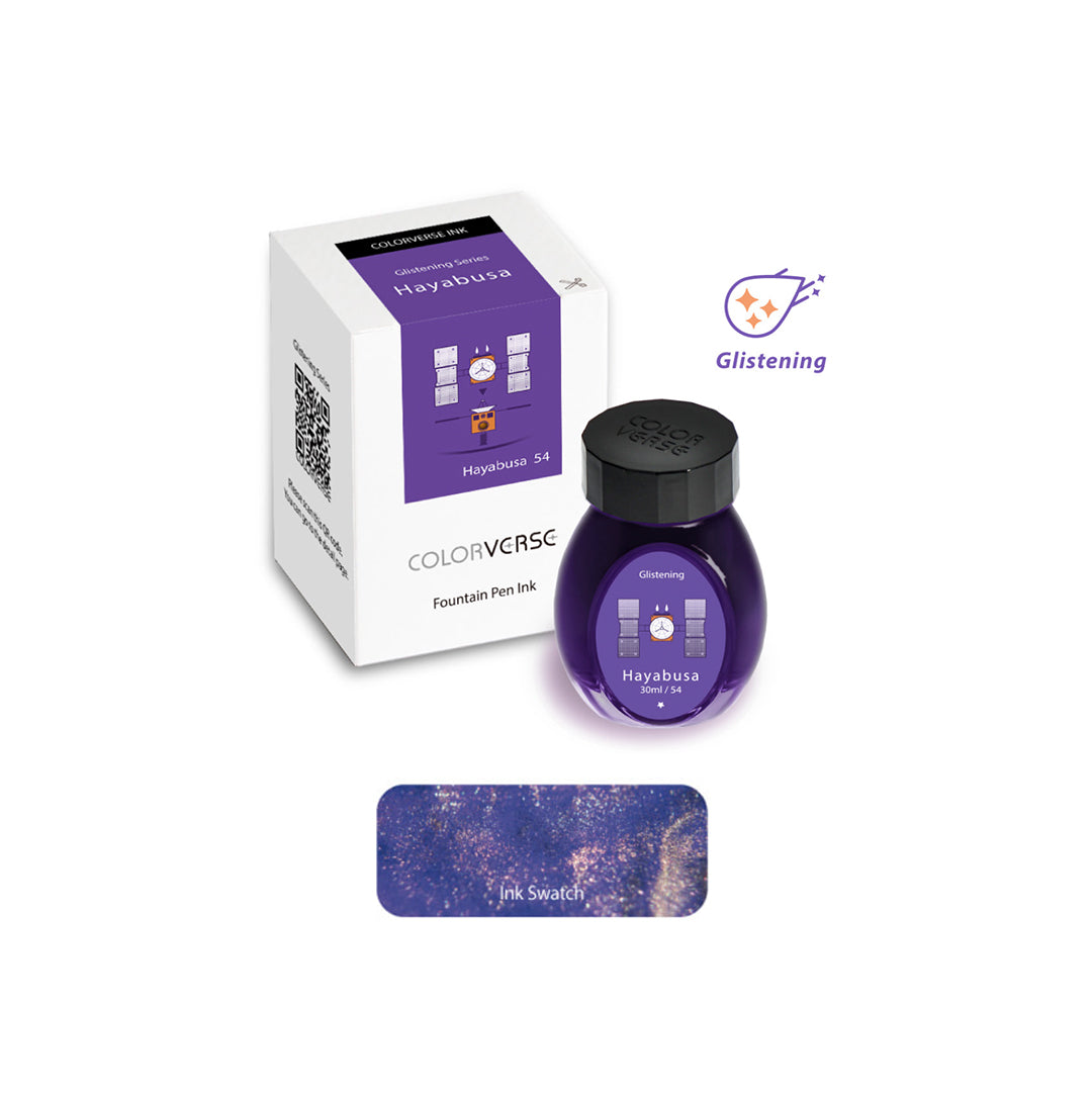 Colorverse Fountain Pen Ink Glistening Series- Hayabusa 54