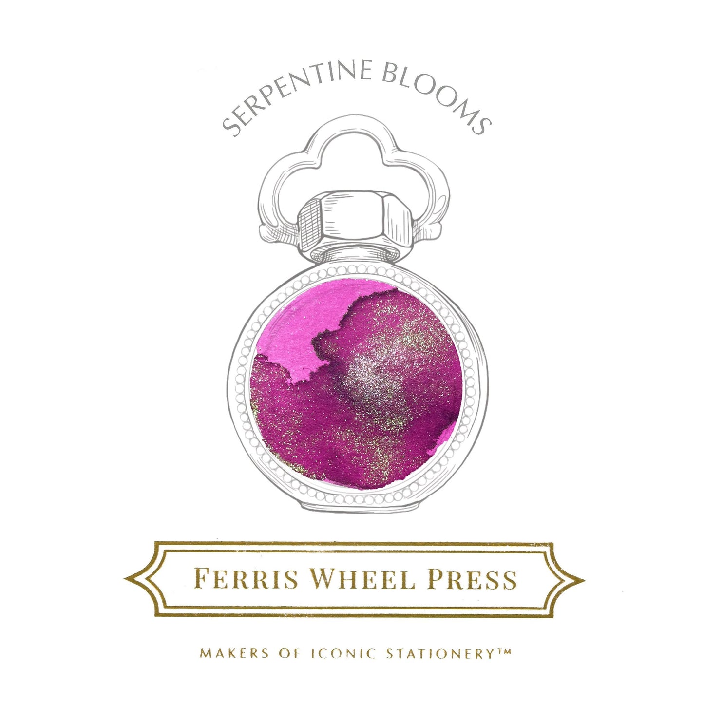 Ferris Wheel Press 2025 Ink - Serpentine Blooms
