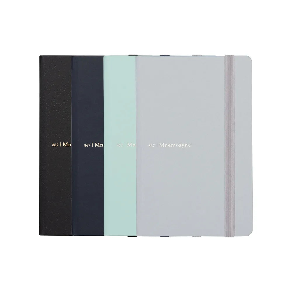 Maruman Mnemosyne A6 Journal Ruled Horizontally - Navy