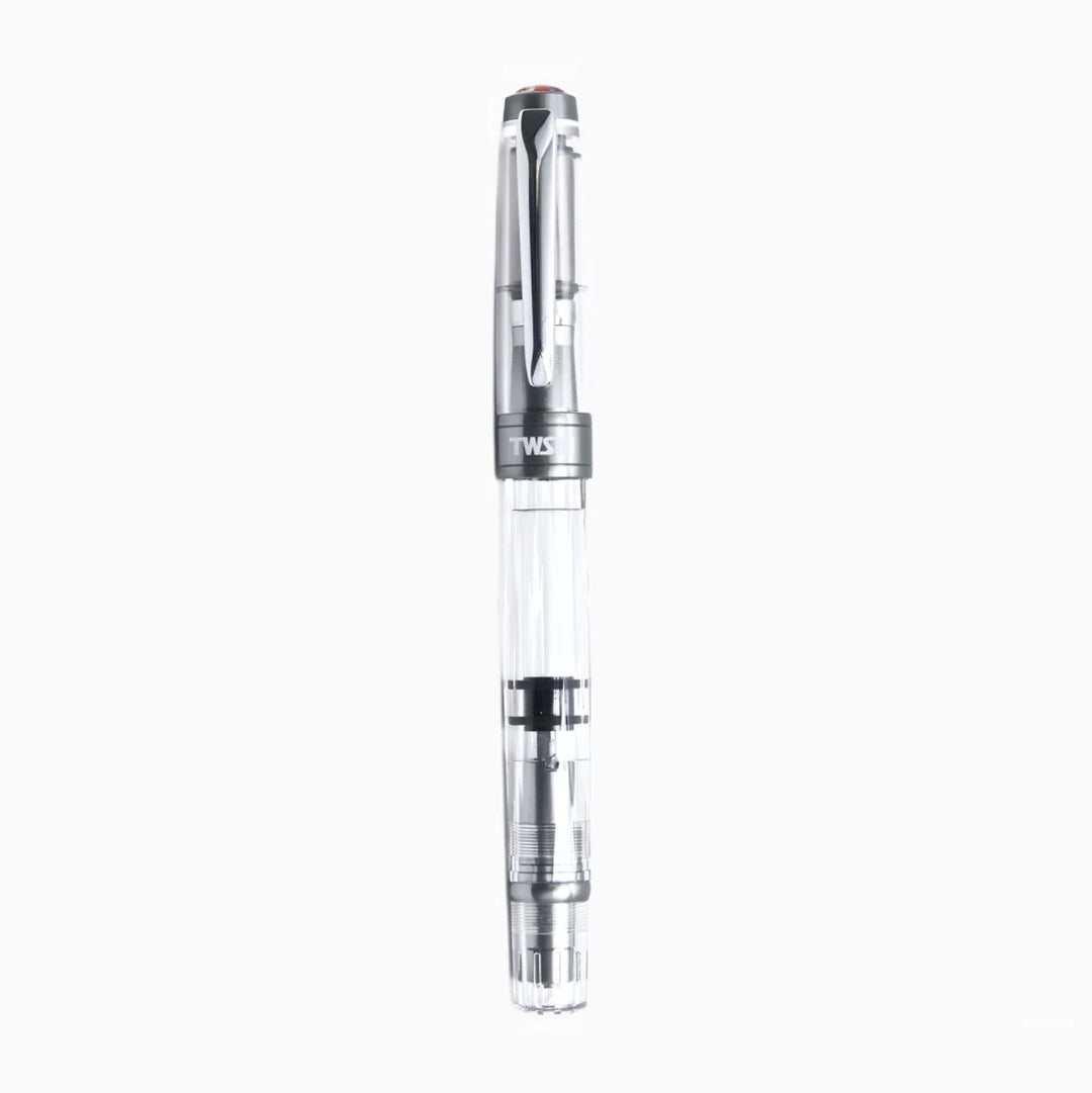 TWSBI Diamond 580AL Fountain Pen-Nickel Gray