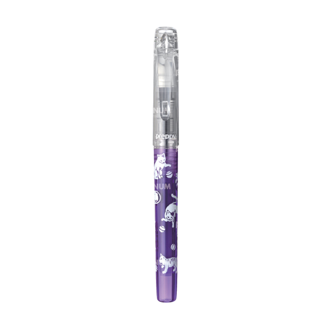Platinum Japan Modern Maki-e Fountain Pen “Preppy wa Edo-Monogatari”- Neko