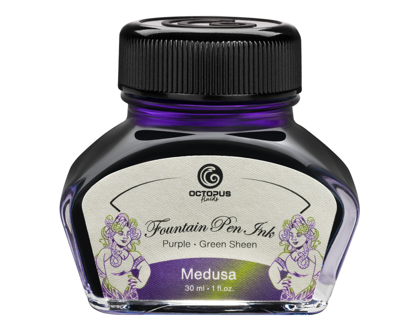 Octopus Fluids Sheen Fountain Pen Ink - Medusa