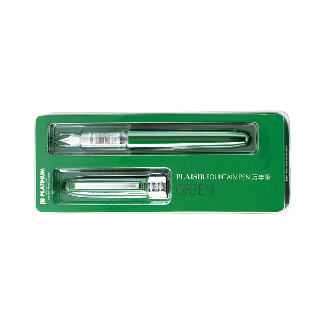 Platinum Japan Plasir Fountain Pen- Green