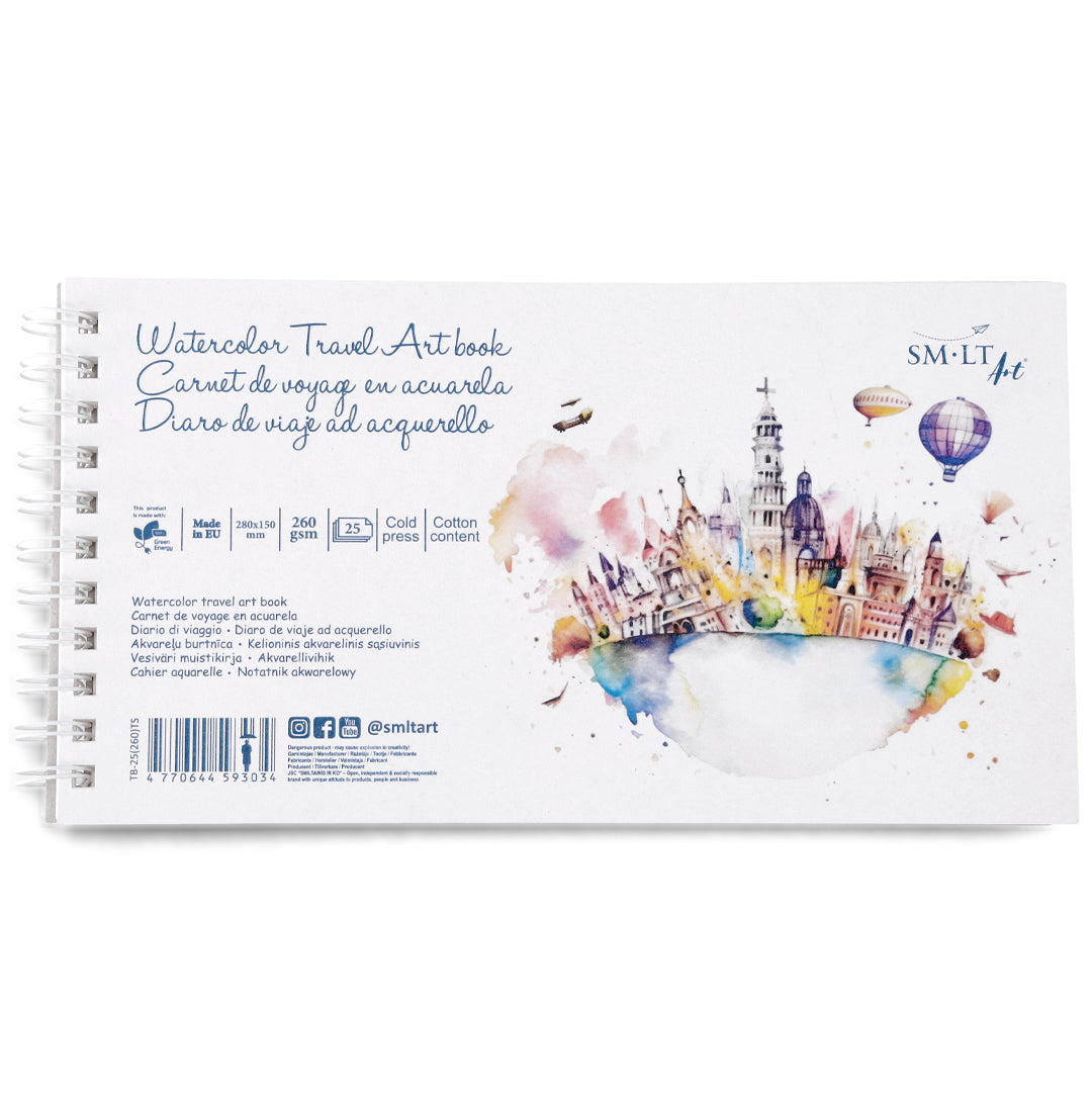 SMLT Watercolor Travel Art book