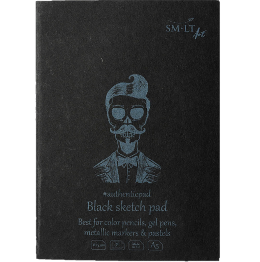 SMLT Sketch pad Authentic Black A5