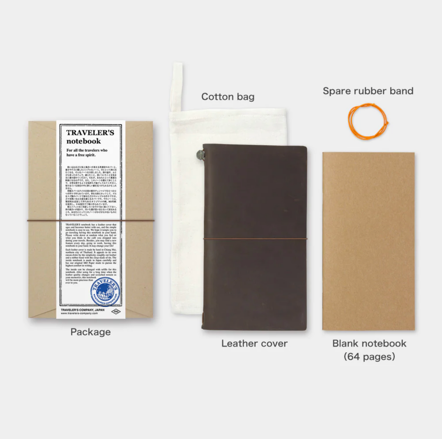 Traveler's Notebook Regular- Brown