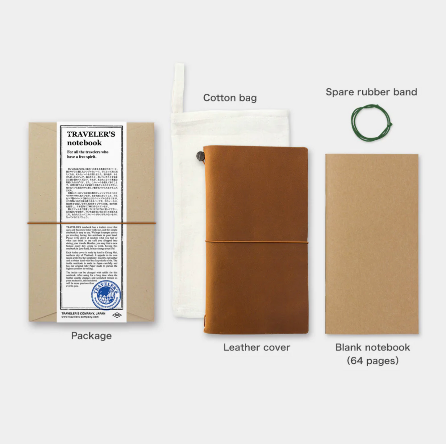 Traveler's Notebook Regular- Camel