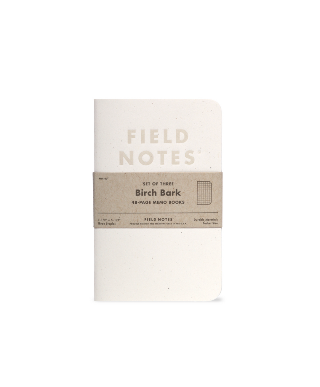 Field Notes 3½" × 5½" Notebook-  Birch Bark