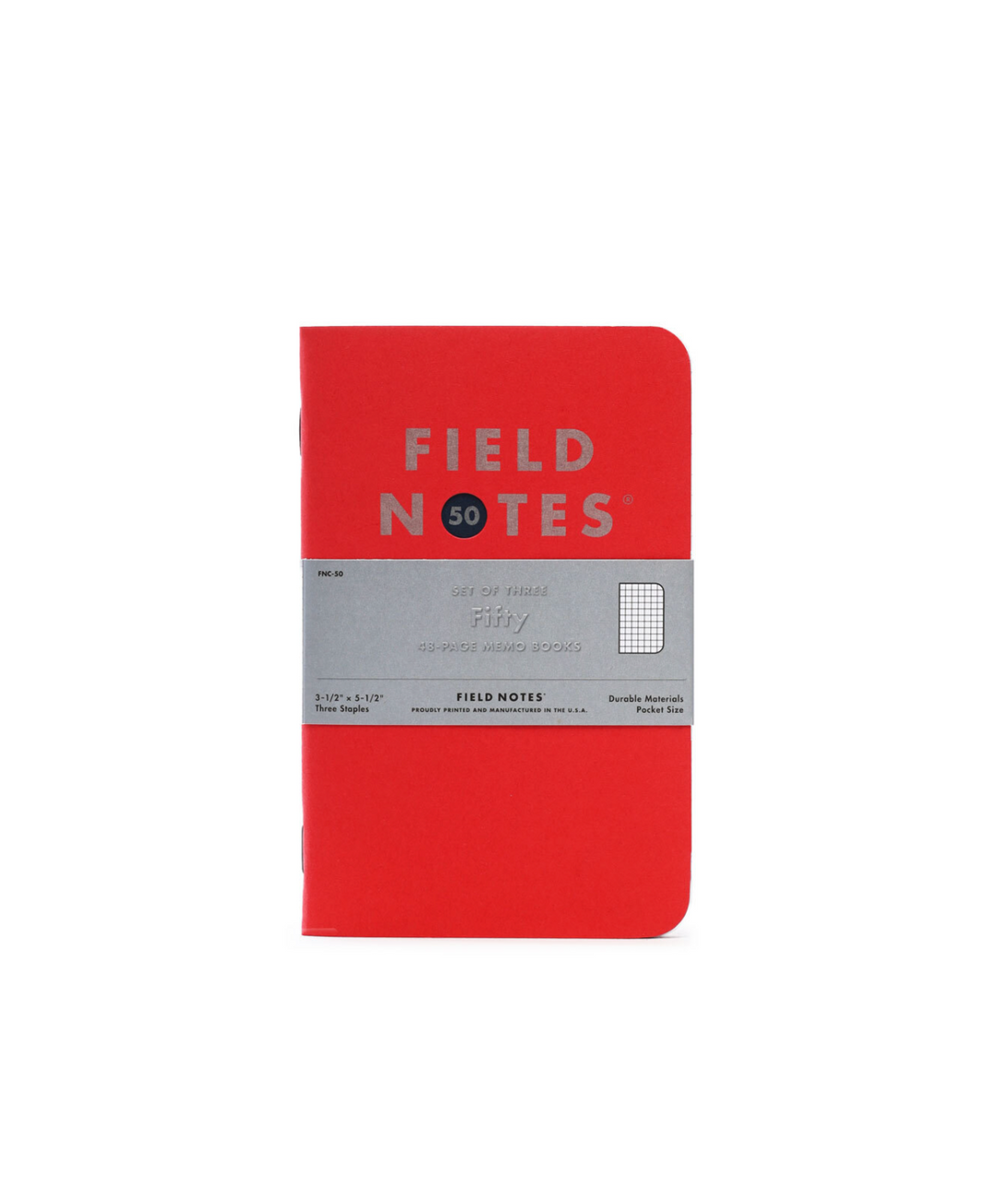 Field Notes 3½" × 5½" Notebook-  Fifty