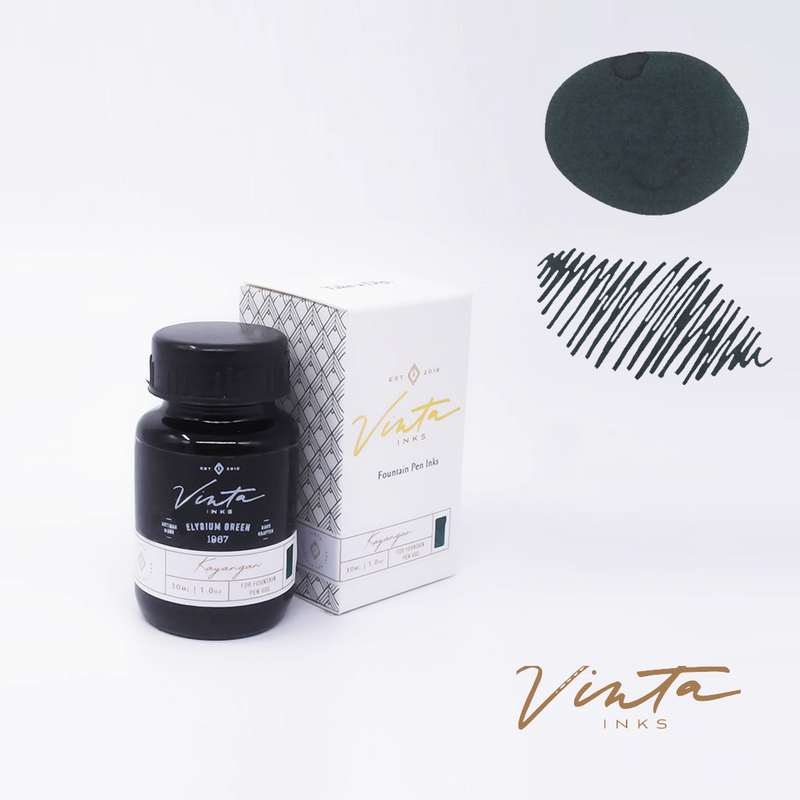 Vinta Fountain Pen Ink- Romblon 1582 (Black Onyx)