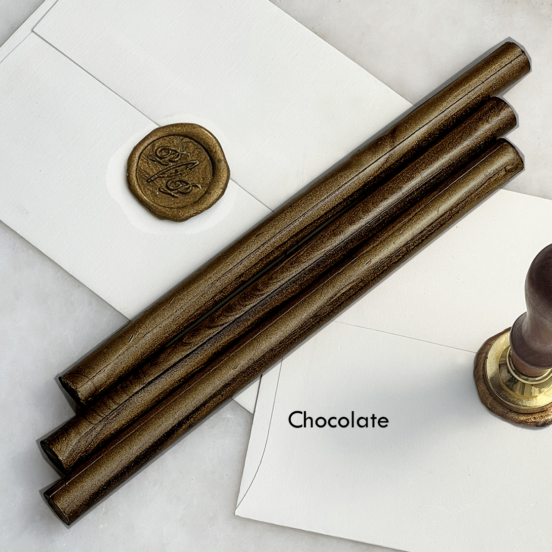 French Sealing Wax ~ Best Quality 7" ~ Unbreakable Mail Safe: Metallic apple green