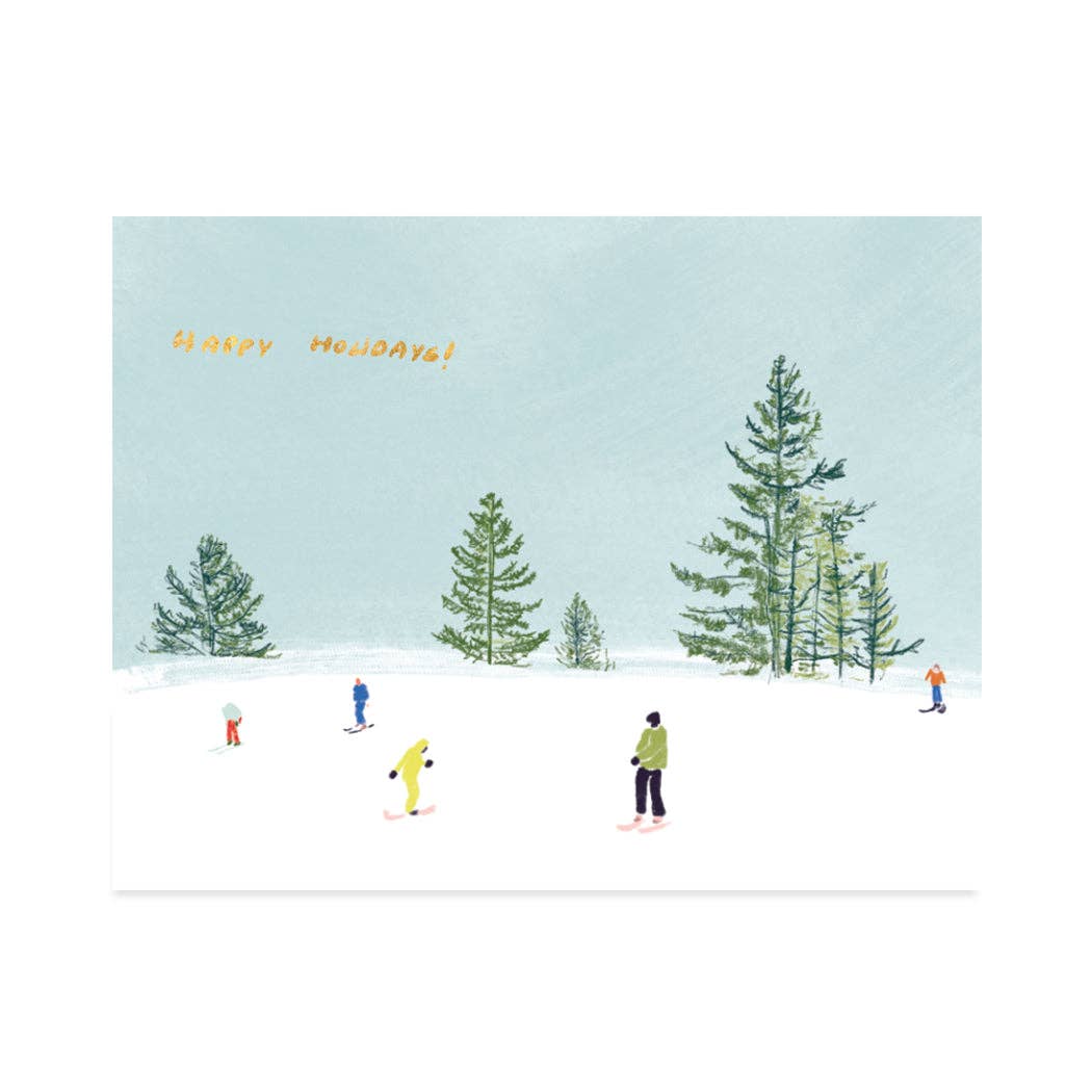 Winter Activities - Holiday Card