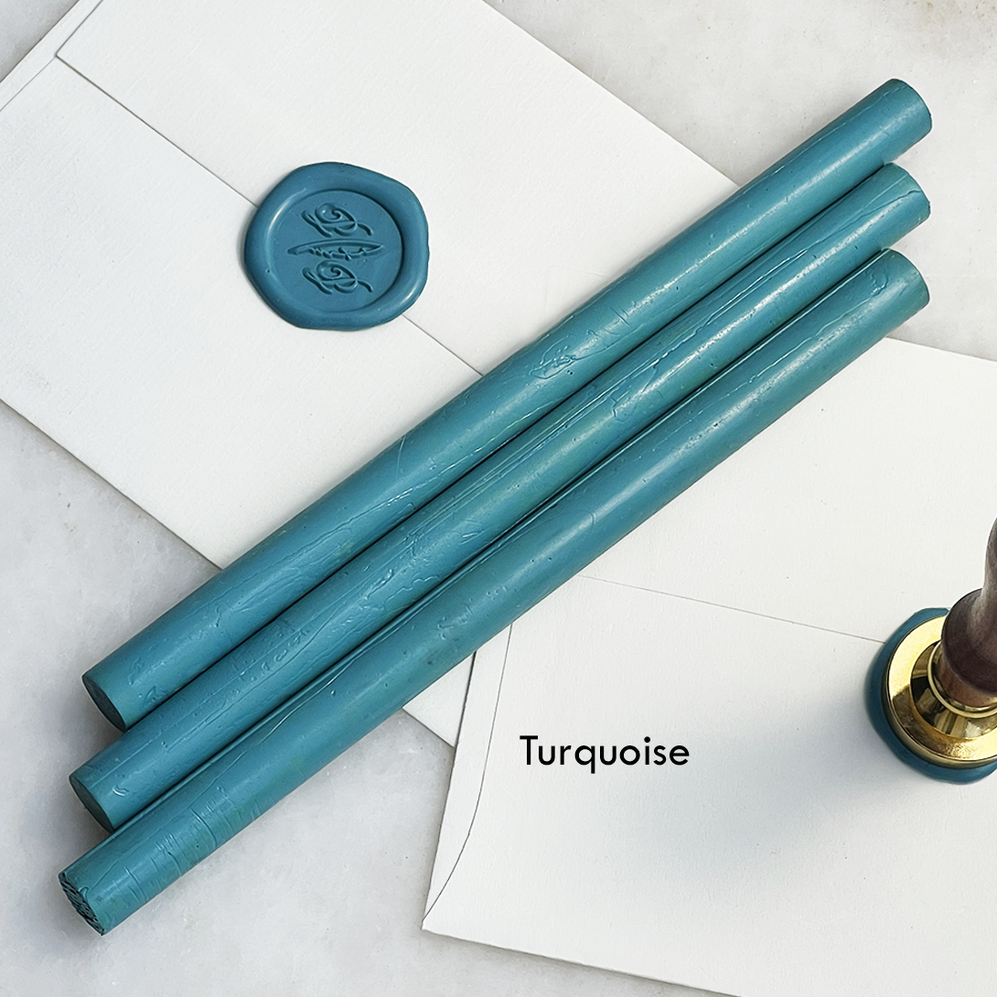 French Sealing Wax ~ Best Quality 7" ~ Unbreakable Mail Safe: Metallic apple green