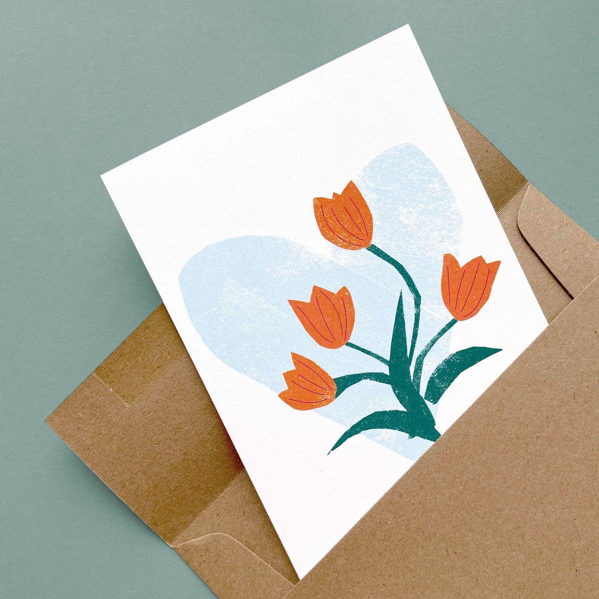 Greeting Card Tulips